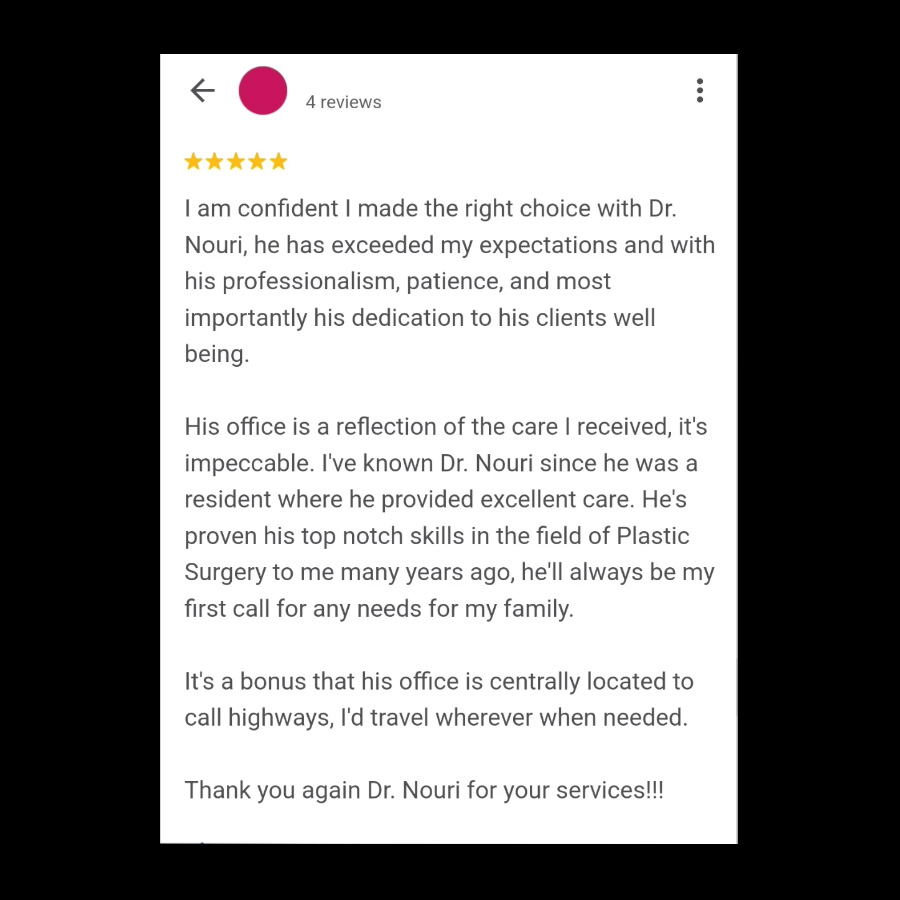 Instagram Patient Review
